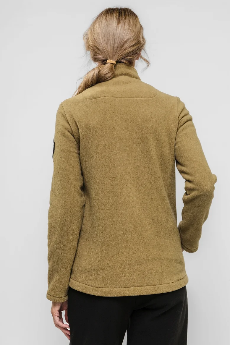 Кофта "НОХО" флисовая женская, цвет "Болотные угодья"