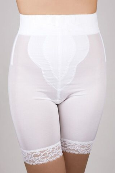 Шелковистые корсетные панталоны (Размер: 5X) (Цвет: черный)