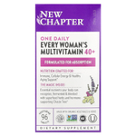 New Chapter, One Daily Every Woman's Multivitamin™ 40+, мультивитамины для женщин старше 40 лет, 96 вегетарианских таблеток