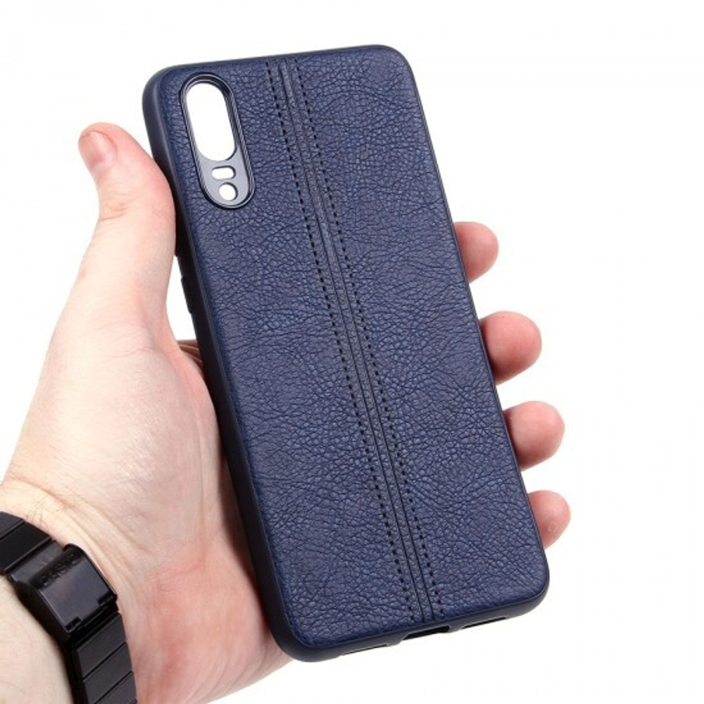 Панель из экокожи для Huawei P20, 010498 Синий
