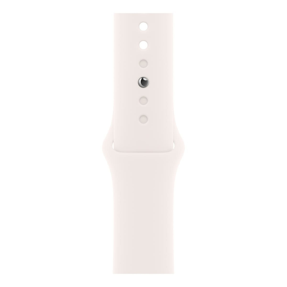 Apple Watch Series 10, 46 мм корпус из алюминия цвета «Rose Gold», ремешок Sport Band размера M/L цвета «Light Blush»