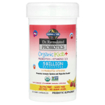 Garden of Life, Компания Dr. Formated Probiotics, органические жевательные таблетки для детей, вкусная органическая клубника и банан, 30 вкусных жевательных таблеток