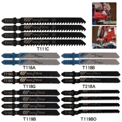 Пилки для лобзика по дереву, металлу, 20шт