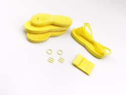Набор резинок и фурнитуры №2, желтый