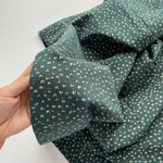 Фланель Деревья на изумрудном фоне