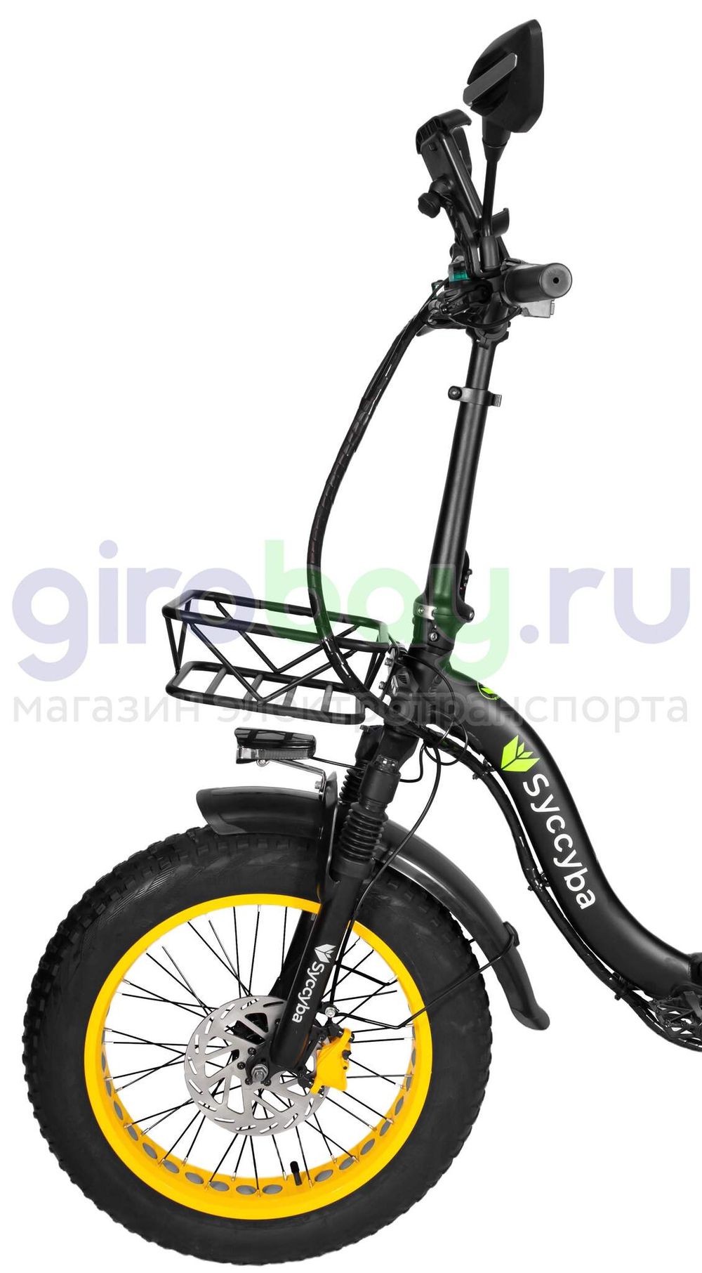 Электровелосипед Syccyba F11 Pro 2025 года (48V/15Ah) - Жёлтый обод фото №5