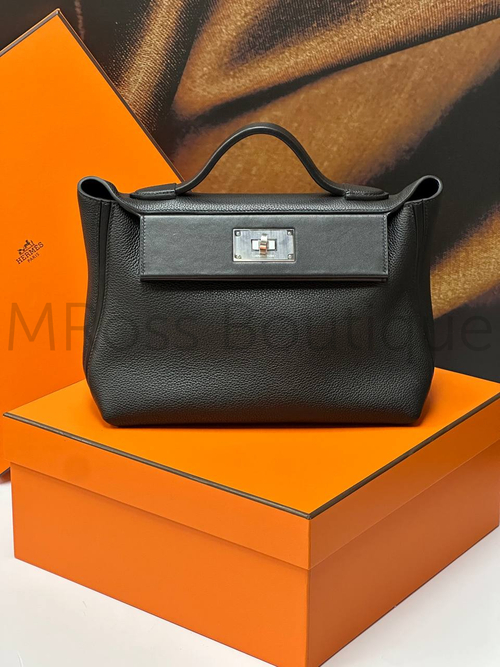 Женская сумка Hermes черного цвета