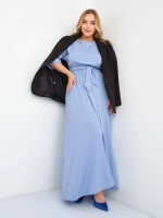 Платье на резинке с поясом