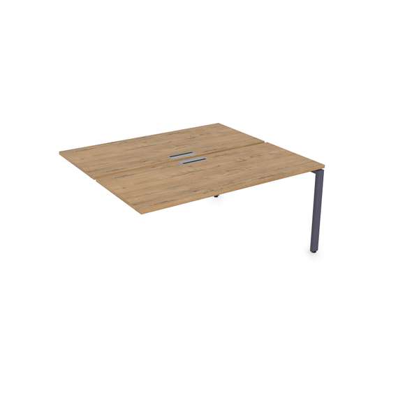 СБДК-П.989 Стол системы БЕНЧ на 2 рабочих места, конечный (1400*1635*750)