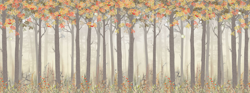 Дизайнерские обои Wall Street Fairy Foxes