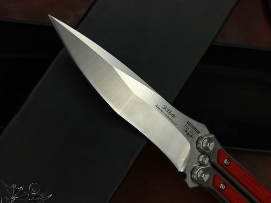 Нож-бабочка НОКС "Эльф" (красный) 204-100401