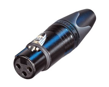 NEUTRIK NC3FXX-BAG - кабельный разъем XLR (мама)  черненый корпус