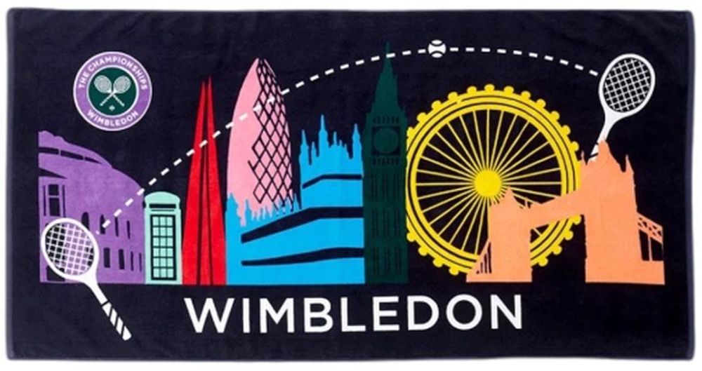 Полотенце теннисноеWimbledon London Scene Beach Towel 2023 - разноцветный