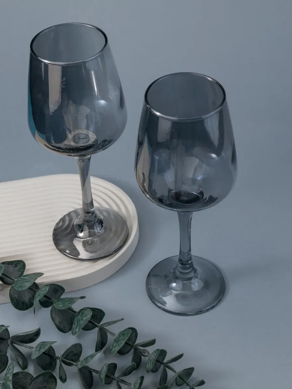 Набор бокалов для вина, 450 мл, 6 шт. серые