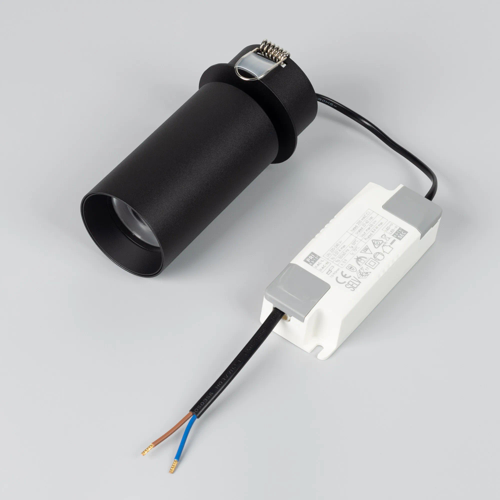 Светильник SP-GABI-BUILT-FLAP-R50-9W Warm3000 (BK, 60 deg, 230V) (Arlight, IP40 Металл, 5 лет) 052354