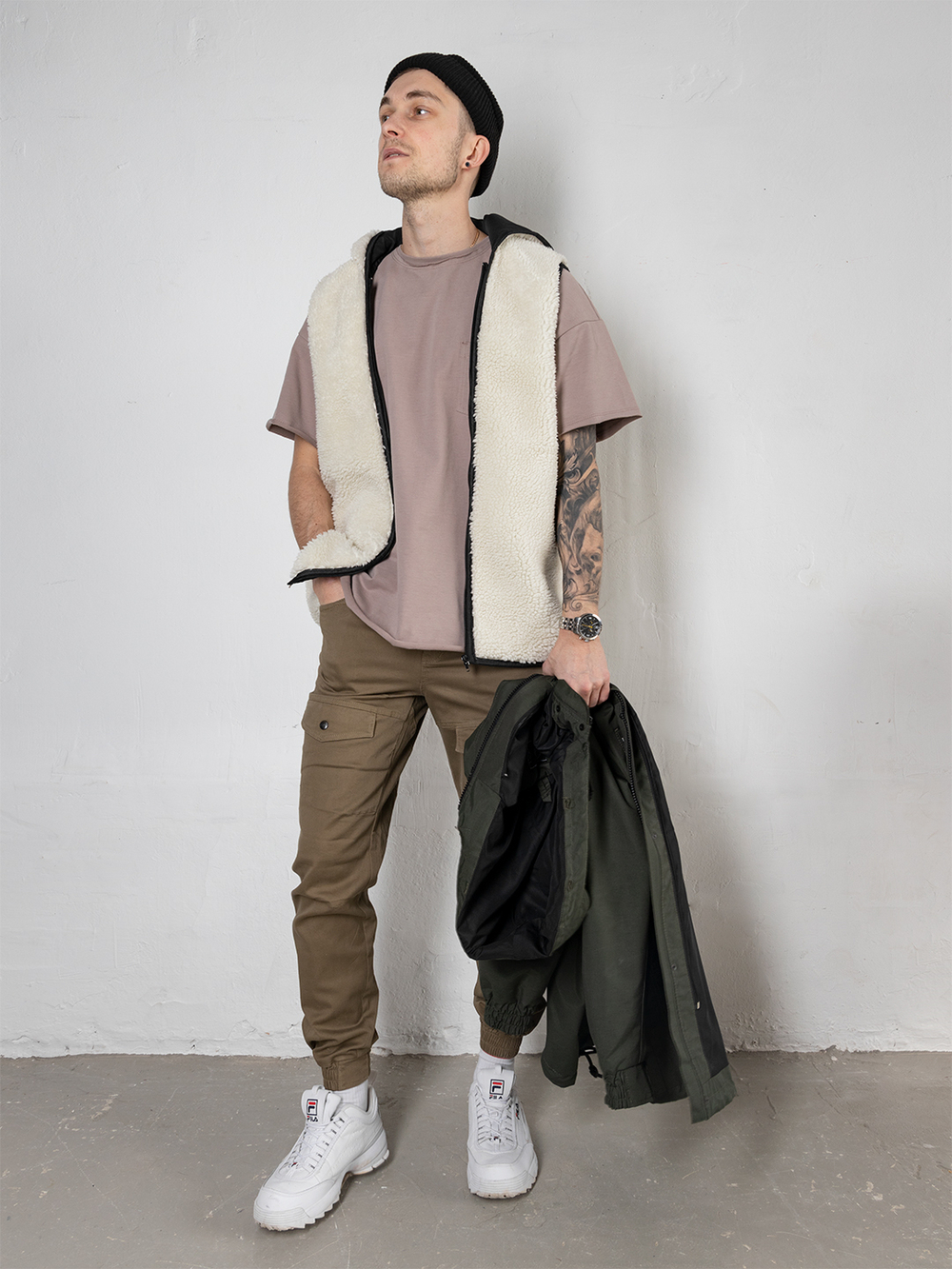 Парка с жилетом Город Горький малахит