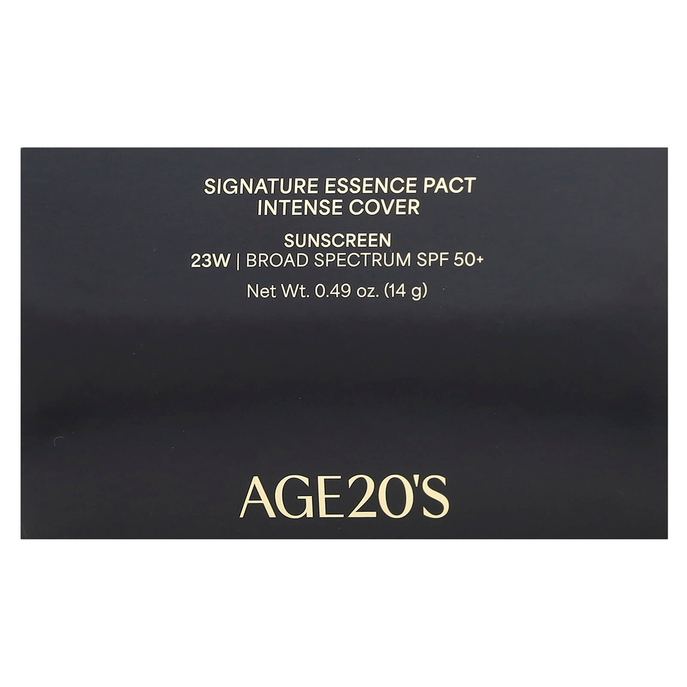 AGE20'S, Signature Essence Pact, Intense Cover, SPF 50+, 23 Вт, 14 г (0,49 унции)