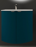 Мебель для ванной комнаты CEZARES RIALTO 104 см левосторонняя Blu petrolio 55172 + 55175