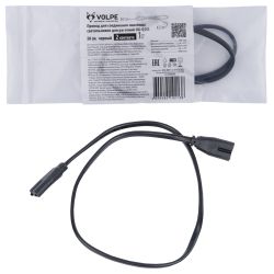 UCX-Q851 LL-050 BLACK Провод для соединения линейных светильников ULI-Q151 и ULI-Q951. 50см. 2 контакта. Черный. ТМ Volpe
