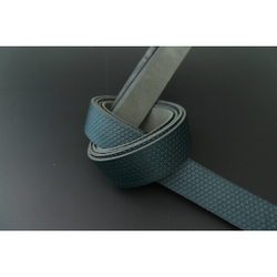 Ременная заготовка сине-зеленая с лицевой отделкой + плита Дракон