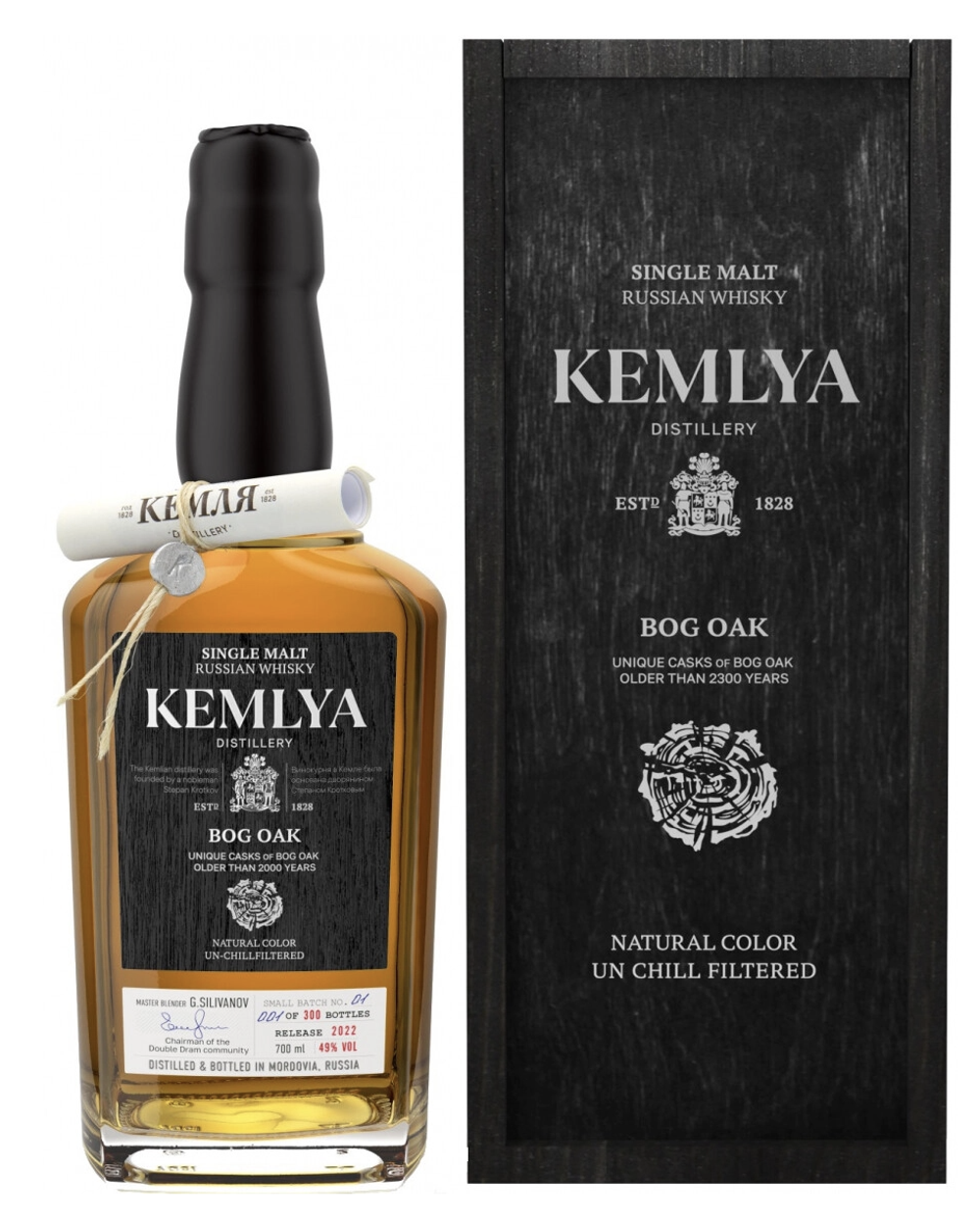 Виски Kemlya Bog Oak, 0.7 л.