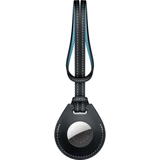 Подвеска AirTag Hermès для сумки Bleu Indigo