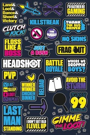 Постер Battle Royale Infographic GN0890