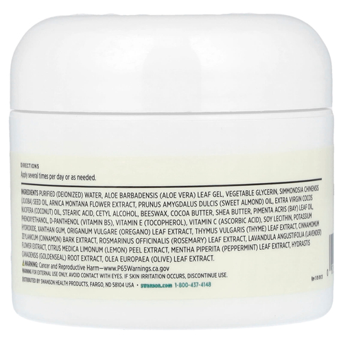 Swanson, Интенсивный крем для рук и ног, 59 мл (2 жидк. унц.)