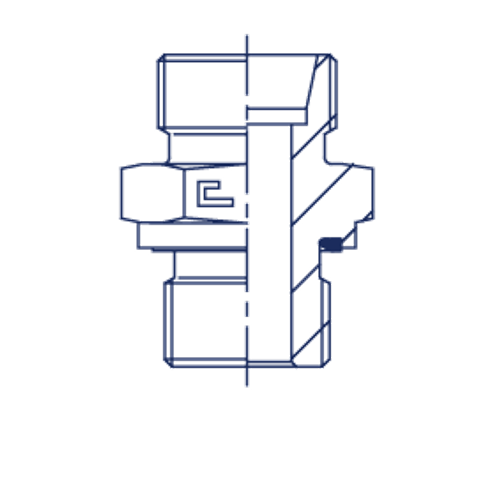 Штуцер FE DL35 BSP 1" (корпус)