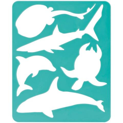 Трафарет для рисования Морские обитатели , европодвес