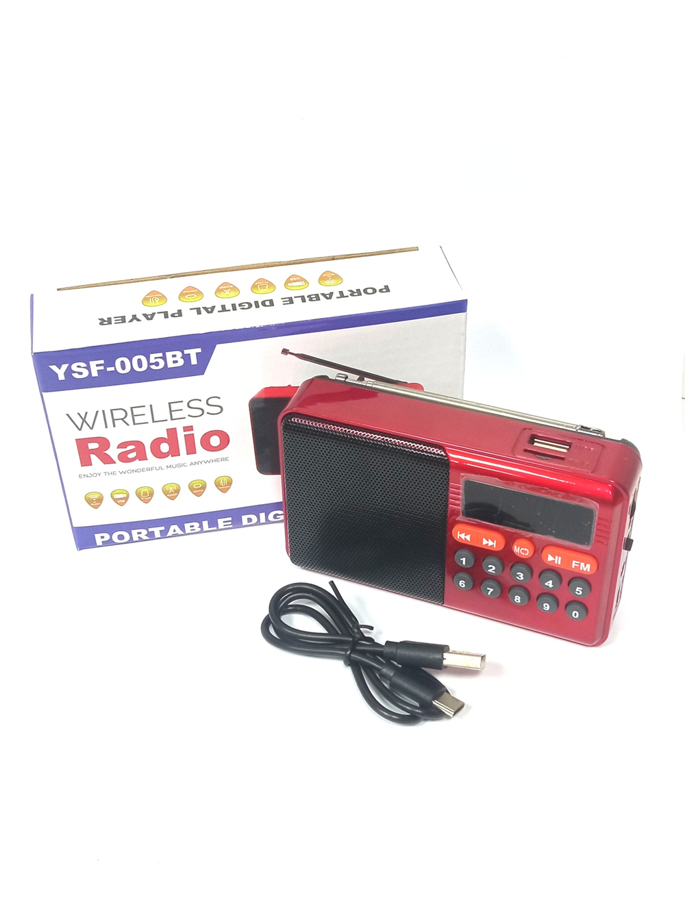 Радиоприемник с MP3 плеером и Bluetooth Wireless YSF-005BT
