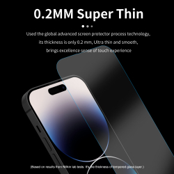 Защитное стекло с прозрачными рамками от Nillkin для iPhone 14 Pro Max, серия H+Pro Anti-Explosion Glass Screen Protector