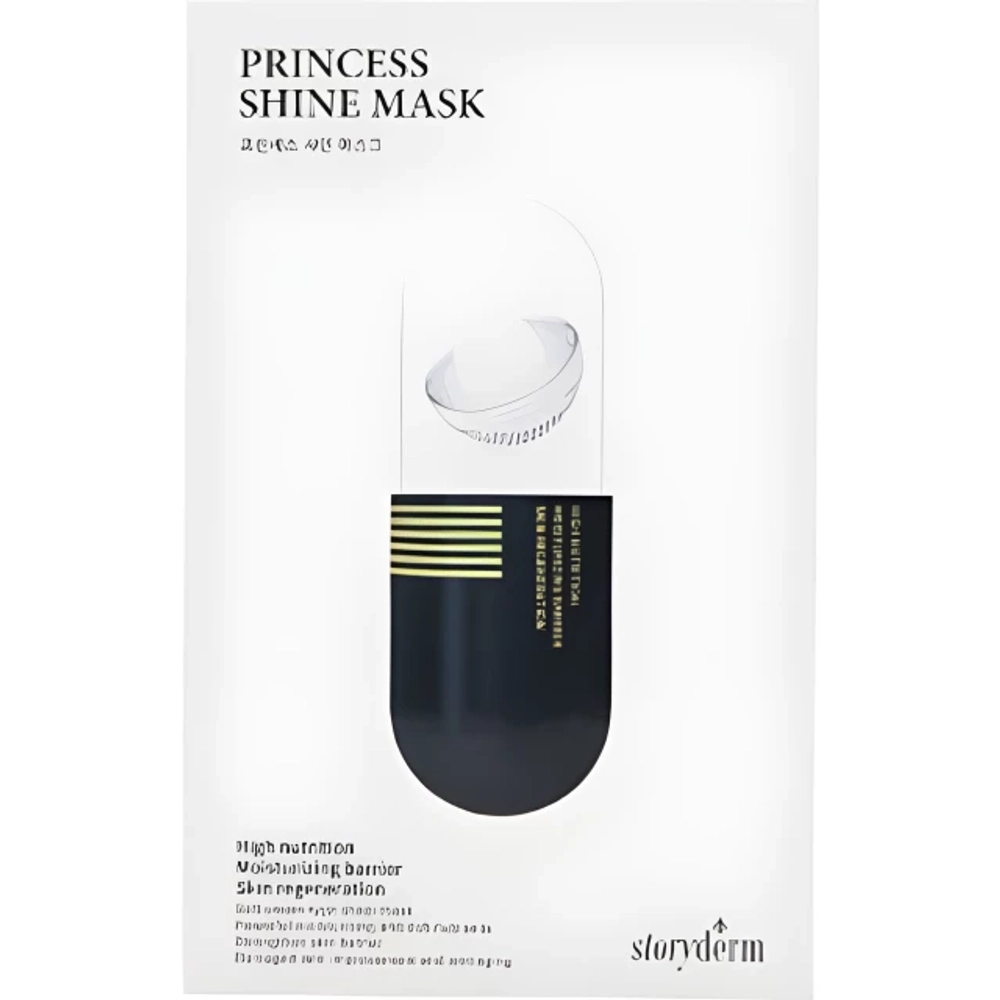 Storyderm Восстанавливающая и омолаживающая тканевая маска 25 мл | Princess Shine Mask