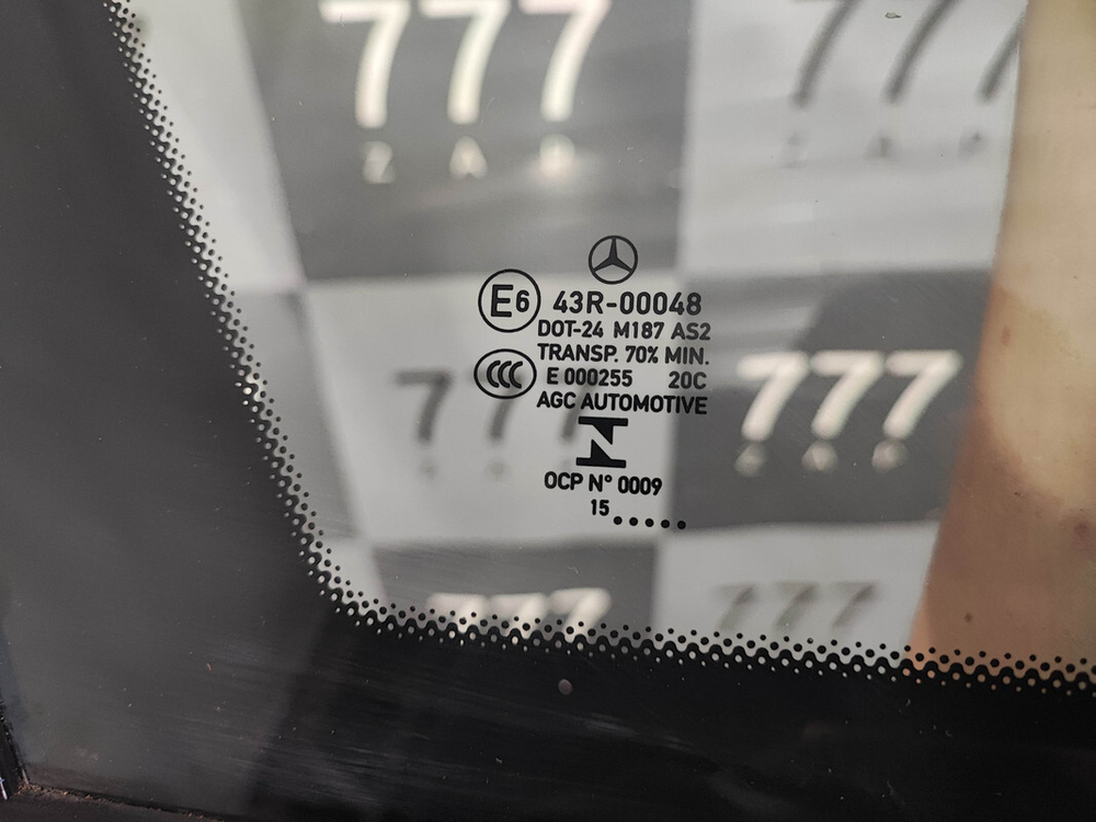 Стекло заднее левое глухое Mercedes B-Class (W246) 11-18 Б/У Оригинал A2466708100