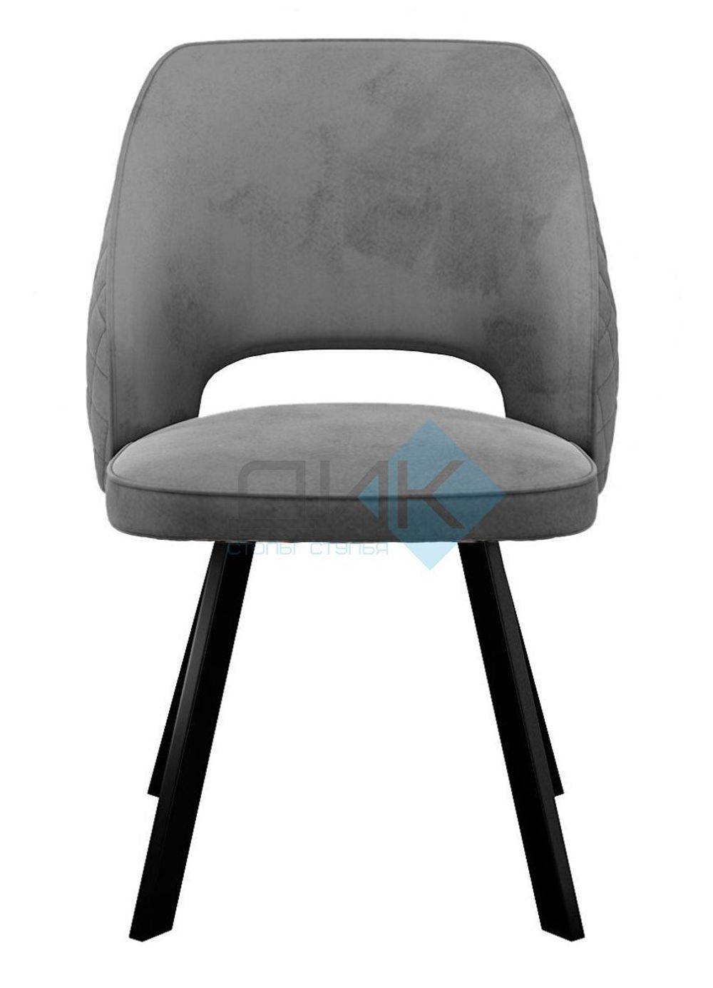 Стул DikLine 274 поворотный опоры чёрные