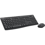 Комплект Logitech MK295 Silent (клавиатура + мышь) Wireless 2.4GHz, Graphite