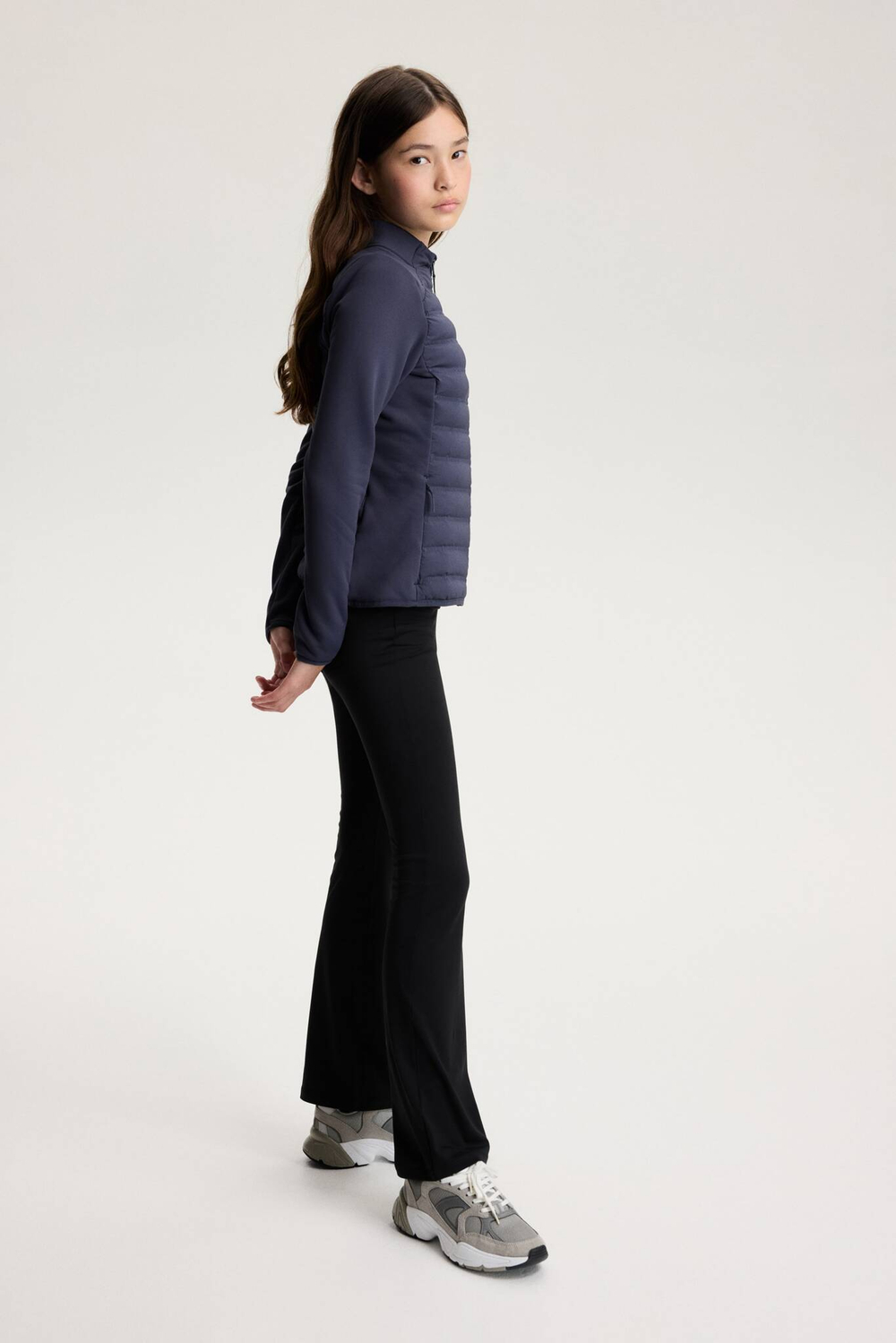 H&M Утепленная гибридная куртка ThermoMove, темно-синий