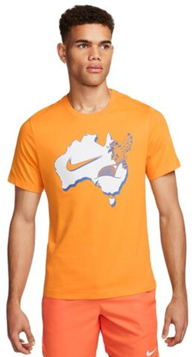 Мужская теннисная футболка Nike Court Tennis T-Shirt - sundial
