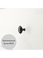 IKEA Кушетка-кровать раздвижная HEMNES, белая, 80*200/160*2000, КЫМОР (ИКЕА ХЕМНЭС)(IKEA HEMNES)