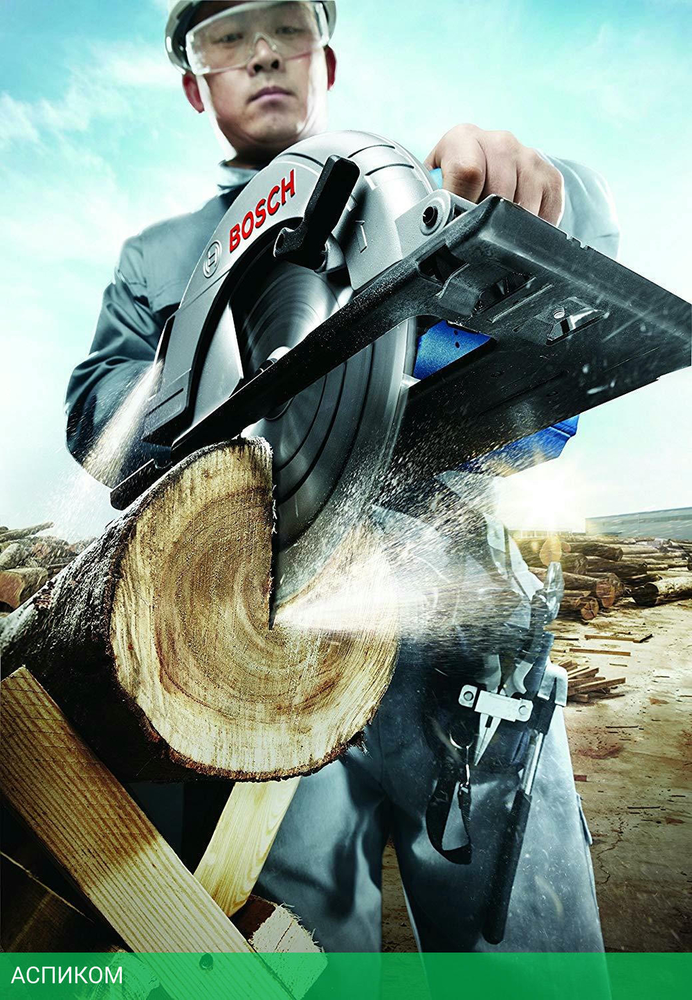 Дисковая (циркулярная) пила Bosch GKS 235 Turbo Professional (06015A2001)