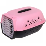 Переноска для животных «ЛЮБИМЫЙ БРО», лапки, цвет розовый, 48*32*26см/до 9кг (Лейбл)