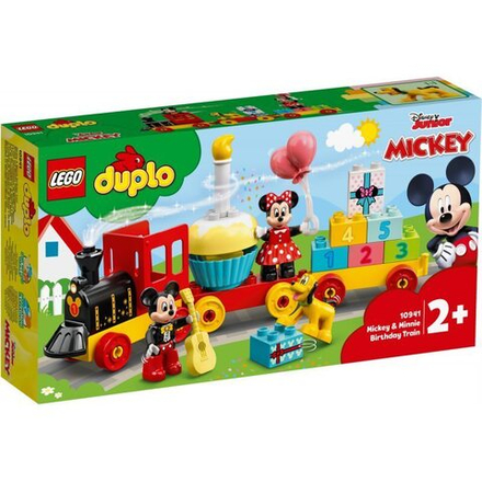 Конструктор LEGO DUPLO - Поезд на день рождения Микки и Минни Маус 10941
