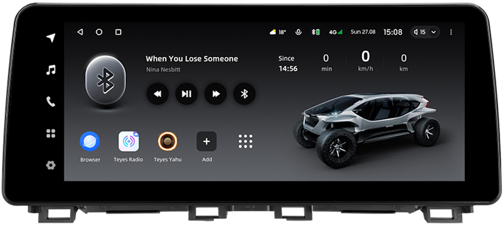 Магнитола для Mazda CX-4 2016-2024 - Teyes LUX ONE монитор 12.3" 2K QLED на Android 10, CarPlay, 4G SIM-слот, 6/128ГБ