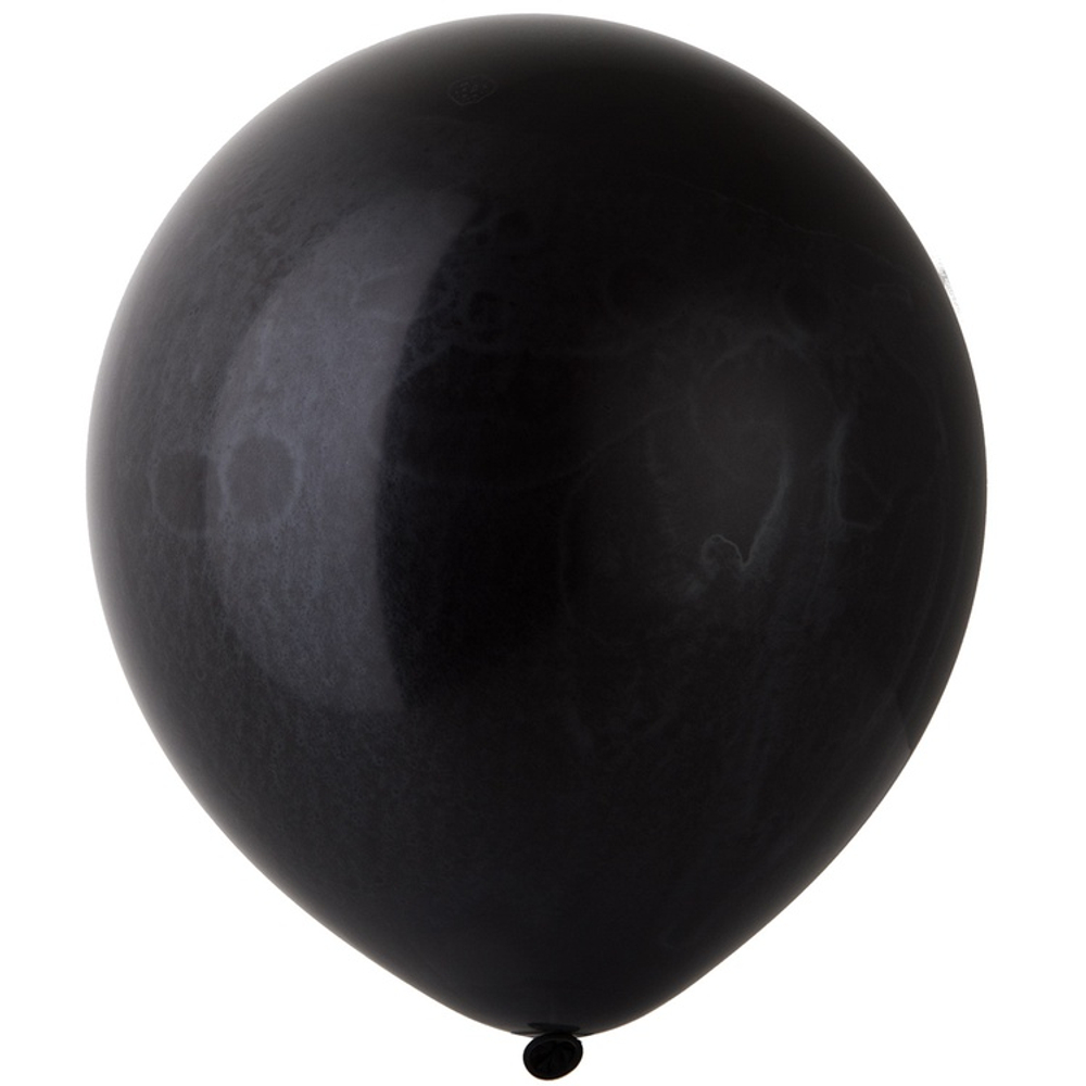 Шар латексный Пастель 46 см (Черный)