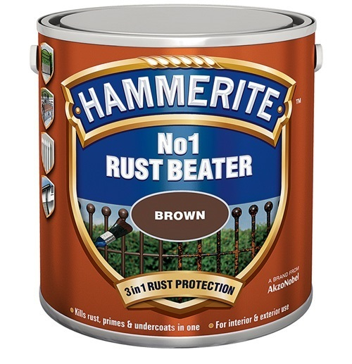 Hammerite Антикоррозийный грунт для черных металлов Rust Beater No.1,  Коричневый