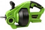 Сантехнический аккумуляторный трос GreenWorks G24DA, 24V, без АКБ и ЗУ 3707307