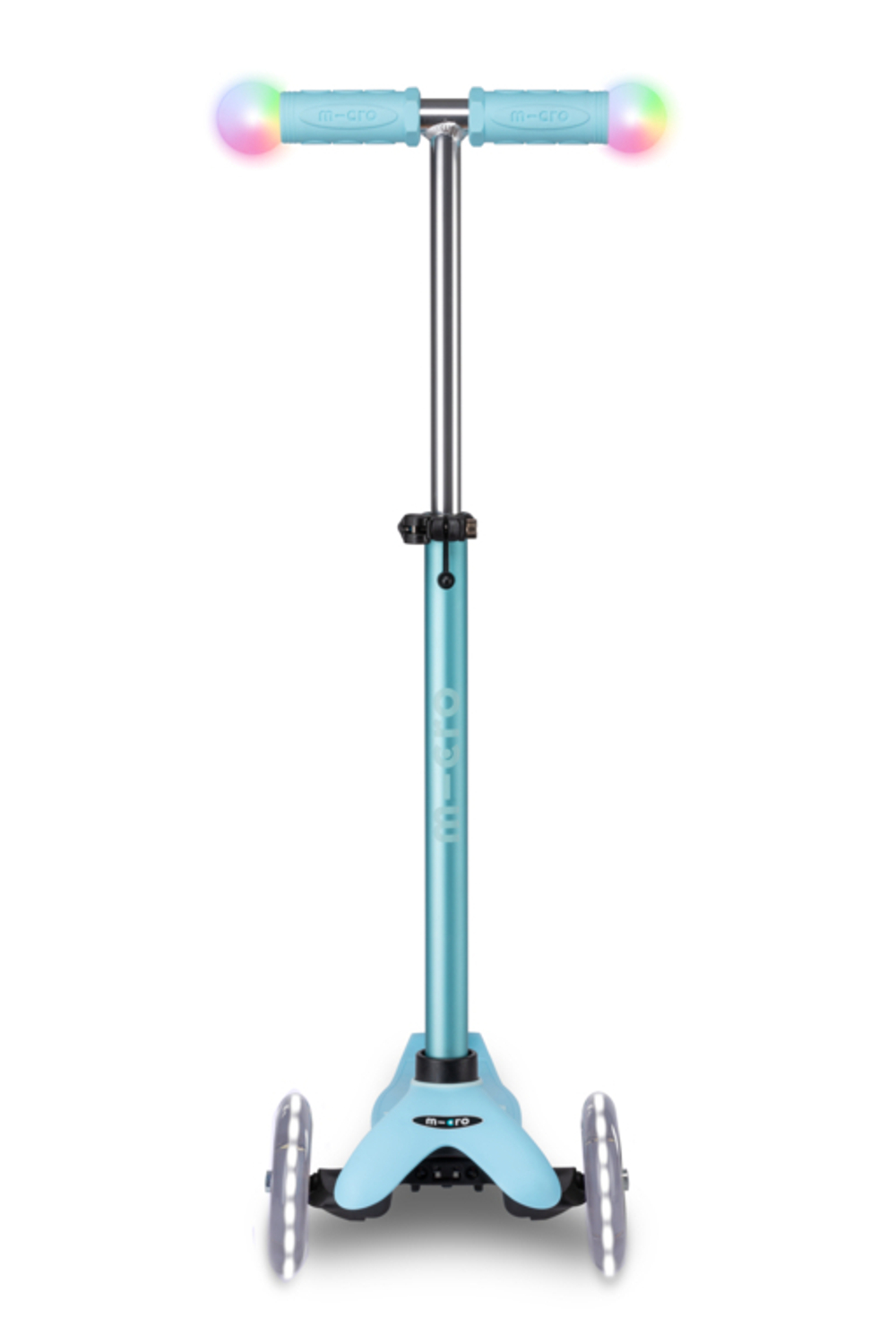 Самокат Micro Mini2Grow Deluxe Magic LED синий