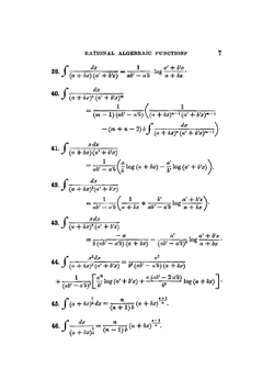 A short table of integrals | Peirce Benjamin Osgood