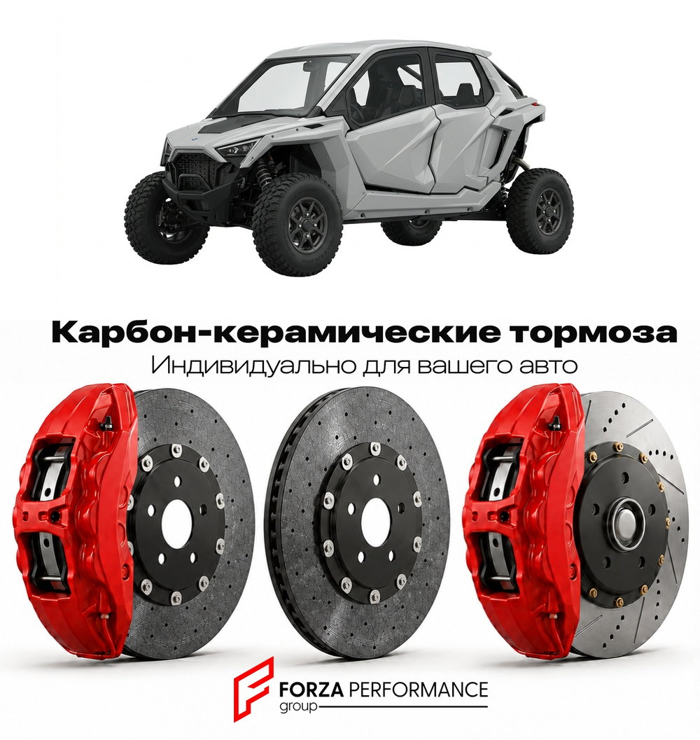 Карбон-керамическая тормозная система для Polaris RZR Pro R 2022-2026 Поларис