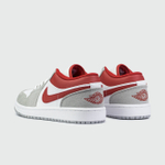 Кроссовки Air Jordan 1 Low Light Smoke Grey / Gym Red